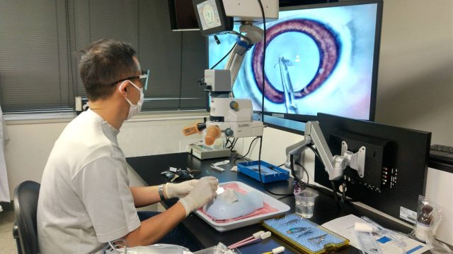 3Dビジュアルシステムによる手術を体験してきました